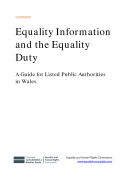 Equality information and the equality duty: A guide for listed public authorities in Wales
